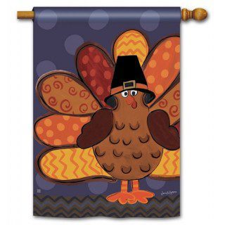 Tom Turkey House Flag | Thanksgiving, Outdoor, House, Flags
