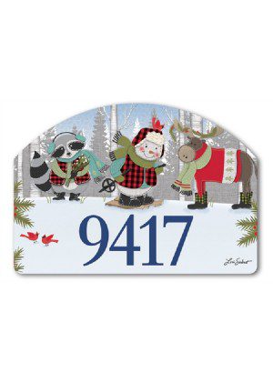 Winter Fun Snowman Yard Sign | Address Plaques | Yard Signs