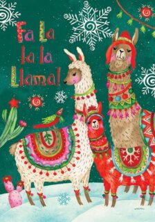 Fa La Llama Flag | Christmas, Animal, Decorative, Lawn, Flags