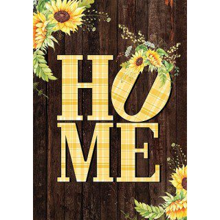 Sunflower Home Flag | Farmhouse, Floral, Decorative, House, Flag