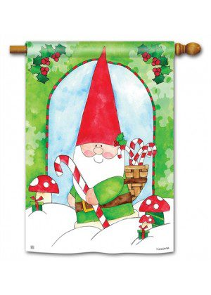 Gnome for the Holidays House Flag | Christmas, Yard, House, Flag