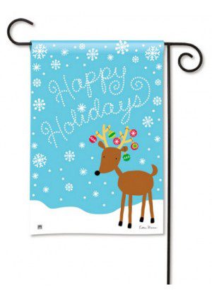 Reindeer Cheer Garden Flag | Christmas, Yard, Garden, Flags