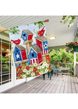 All-American Birdhouses House Flag | Patriotic, Bird, House, Flags