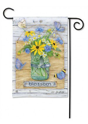 Blossom Jar Garden Flag | Farmhouse, Floral, Outdoor, Garden, Flag