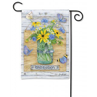 Blossom Jar Garden Flag | Farmhouse, Floral, Outdoor, Garden, Flag