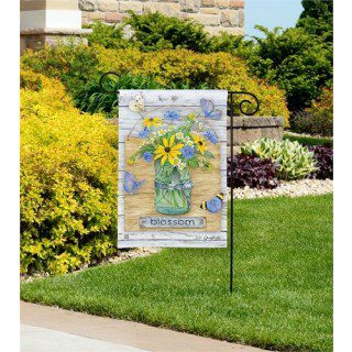 Blossom Jar Garden Flag | Farmhouse, Floral, Outdoor, Garden, Flag