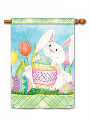 Easter Bunny Here House Flag | Easter, Outdoor, House, Flags