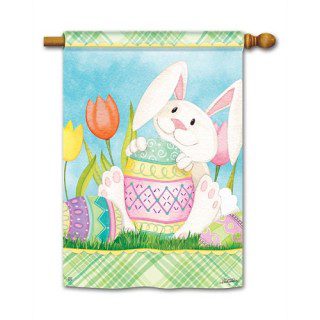 Easter Bunny Here House Flag | Easter, Outdoor, House, Flags