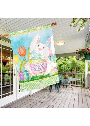 Easter Bunny Here House Flag | Easter, Outdoor, House, Flags