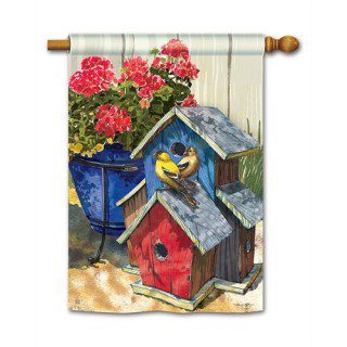 Finch House House Flag | Summer, Spring, Outdoor, House, Flags
