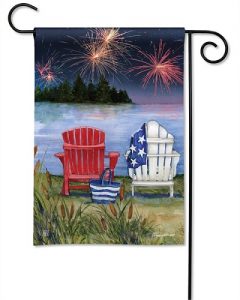Lake View Garden Flag | Patriotic Flags | 4th of July Flags | Summer Flags