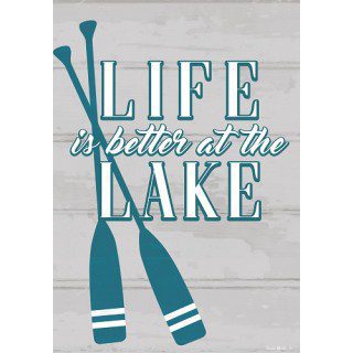 Life at the Lake Flag | Summer, Inspirational, Decorative, Flags