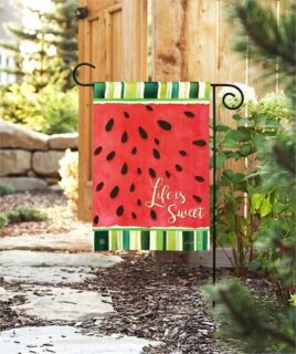 Life is Sweet Garden Flag | Inspirational, Summer, Garden, Flags