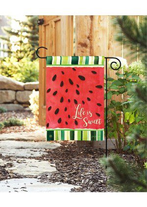 Life is Sweet Garden Flag | Inspirational, Summer, Garden, Flags