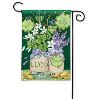 Lucky Shamrocks Garden Flag | St. Patrick's Day, Garden, Flags