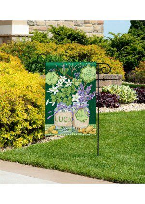 Lucky Shamrocks Garden Flag | St. Patrick's Day, Garden, Flags