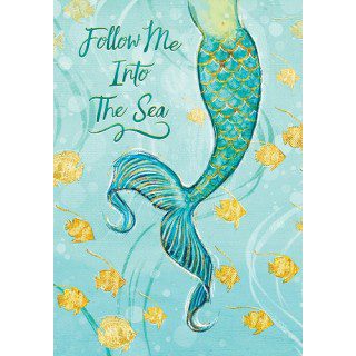 Mermaid Tail Flag | Summer, Nautical, Decorative, Lawn, Flags