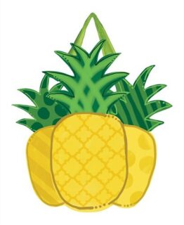 Patterned Pineapples Door Décor | Door Hangers | Door Décor