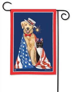 Pets on Parade Garden Flag | Patriotic, Animal, Cool, Garden, Flag