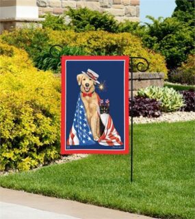 Pets on Parade Garden Flag | Patriotic, Animal, Cool, Garden, Flag