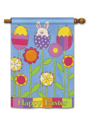 Easter Garden House Flag | Easter, Cool, Outdoor, House, Flags