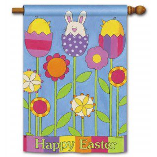 Easter Garden House Flag | Easter, Cool, Outdoor, House, Flags