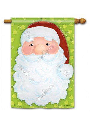 Jolly Saint Nick House Flag | Christmas, Outdoor, House, Flags