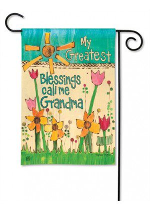 Greatest Blessings Garden Flag | Inspirational, Floral, Garden, Flag