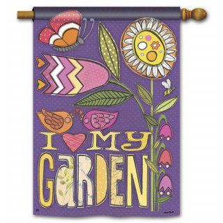 Love My Garden House Flag | Inspirational, Outdoor, House, Flags