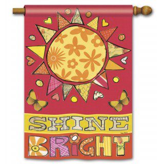 Sunshine House Flag | Inspirational, Summer, Yard, House, Flags