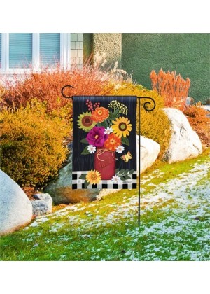 Autumn Blooms Garden Flag | Fall, Floral, Farmhouse, Yard, Flags