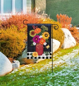 Autumn Blooms Garden Flag | Fall, Floral, Farmhouse, Yard, Flags