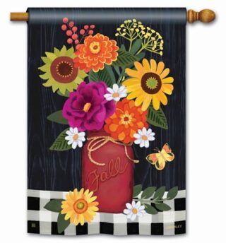 Autumn Blooms House Flag | Fall, Floral, Outdoor, House, Flags