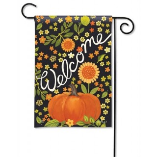 Autumn Meadow Garden Flag | Fall, Welcome, Floral, Garden, Flag