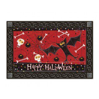 Bats and Bones Doormat | MatMates | Decorative Doormats