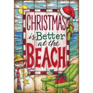 Christmas at the Beach Flag | Christmas, Decorative, Lawn, Flags