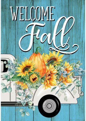 Floral Truck Flag | Fall, Farmhouse, Decorative, Lawn, Cool, Flags