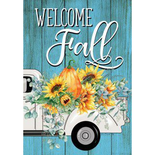 Floral Truck Flag | Fall, Farmhouse, Decorative, Lawn, Cool, Flags