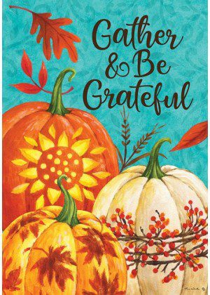 Gather Pumpkins Flag | Fall, Thanksgiving, Decorative, Lawn, Flag