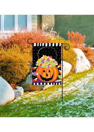 Halloween Candy Garden Flag | Halloween, Yard, Garden, Flags