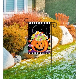 Halloween Candy Garden Flag | Halloween, Yard, Garden, Flags