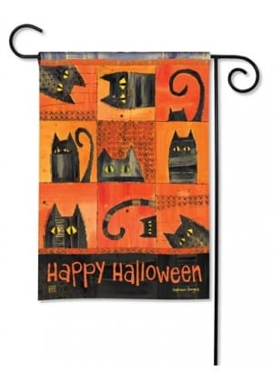 Halloween Cats Garden Flag | Halloween, Yard, Garden, Flags
