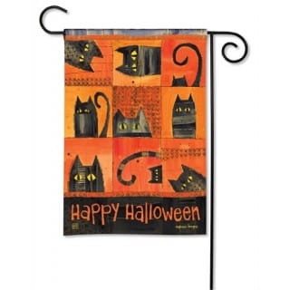 Halloween Cats Garden Flag | Halloween, Yard, Garden, Flags