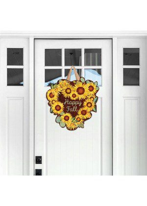 Sunflower Heart Door Décor | Door Hangers | Door Décor | Door Art