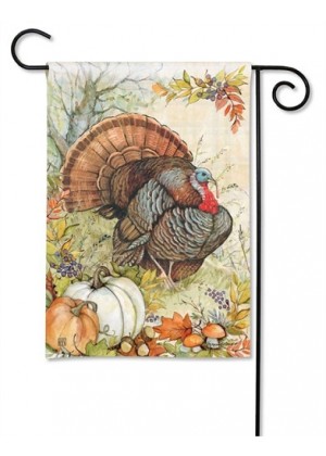 Turkey Garden Flag | Thanksgiving, Fall, Decorative, Garden, Flags
