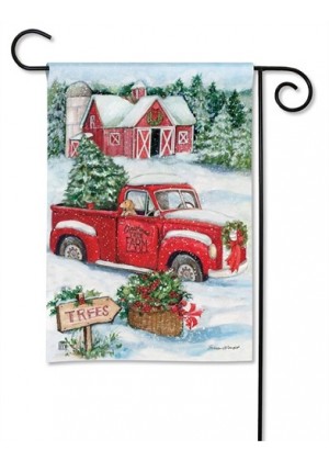 Christmas Tree Farm Garden Flag | Christmas, Yard, Garden, Flags