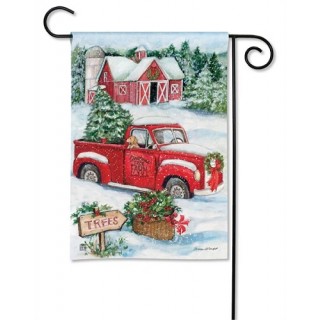 Christmas Tree Farm Garden Flag | Christmas, Yard, Garden, Flags