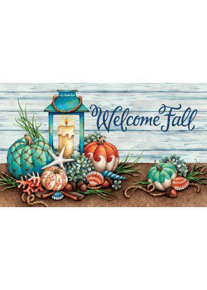 Coastal Fall Doormat | Decorative Doormats | MatMates | Doormats