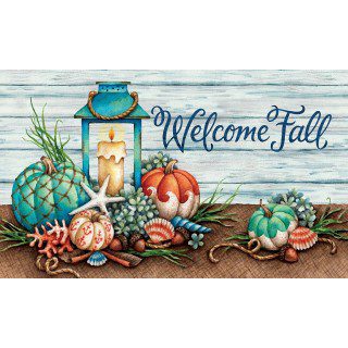 Coastal Fall Doormat | Decorative Doormats | MatMates | Doormats