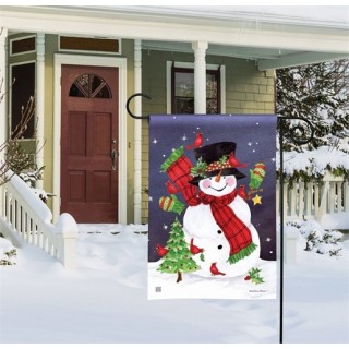 Frosty Friends Garden Flag | Christmas, Snowman, Garden, Flags